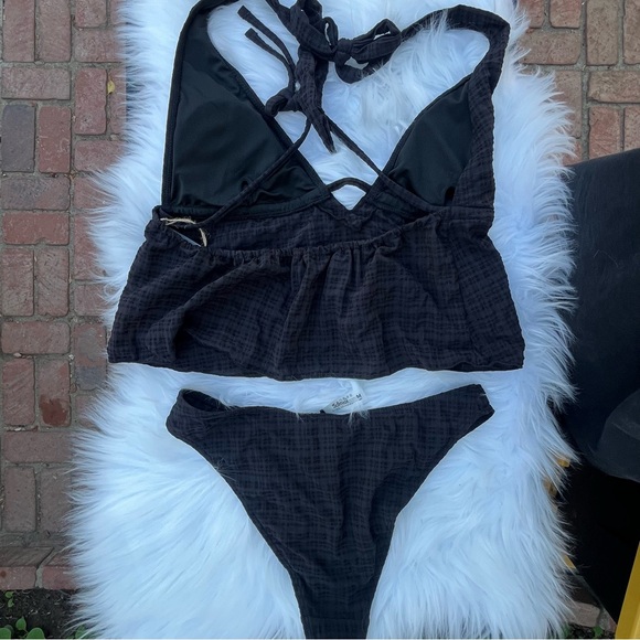 Samiol Black Halter Bikini Set 21 - Picture 2 of 2
